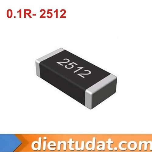 Điện Trở Dán R100 0.1R 2512 1W 5% SMD