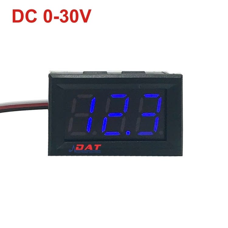 Đồng Hồ Đo DC 0-30.0V - 3 Dây Led 0.56