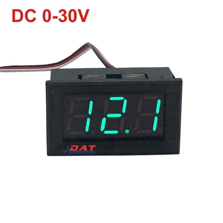 Đồng Hồ Đo DC 0-30.0V - 3 Dây Led 0.56