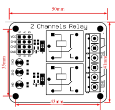 MODULE RELAY 2L 5V - Kích mức thấp