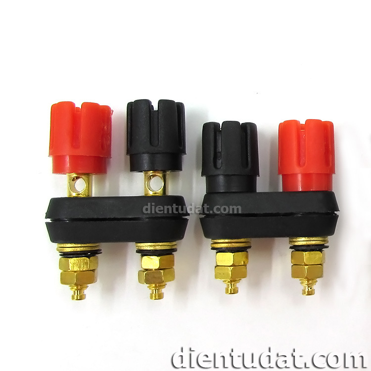 Cọc Loa Đôi Mạ Vàng