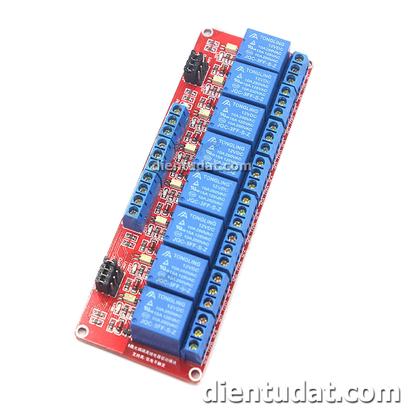 Module 8 Relay Kích H/L (12VDC)