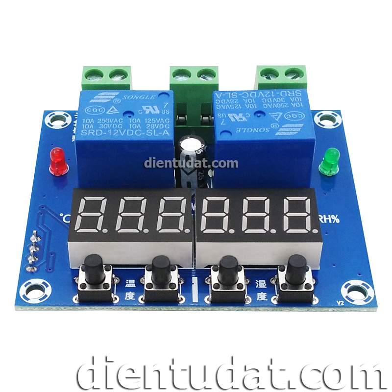 Mạch Cảm Biến Nhiệt Độ Và Độ Ẩm Đóng Ngắt Relay - M452