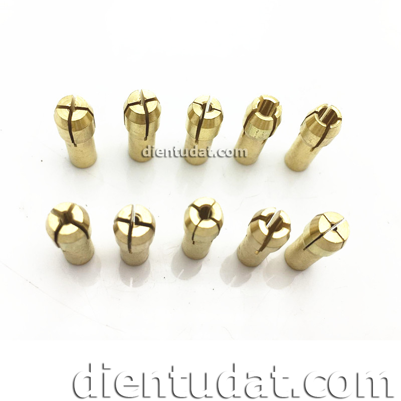 Bộ 10 Đầu Kẹp Mũi Khoan Mini 0.5 ~ 3.2mm