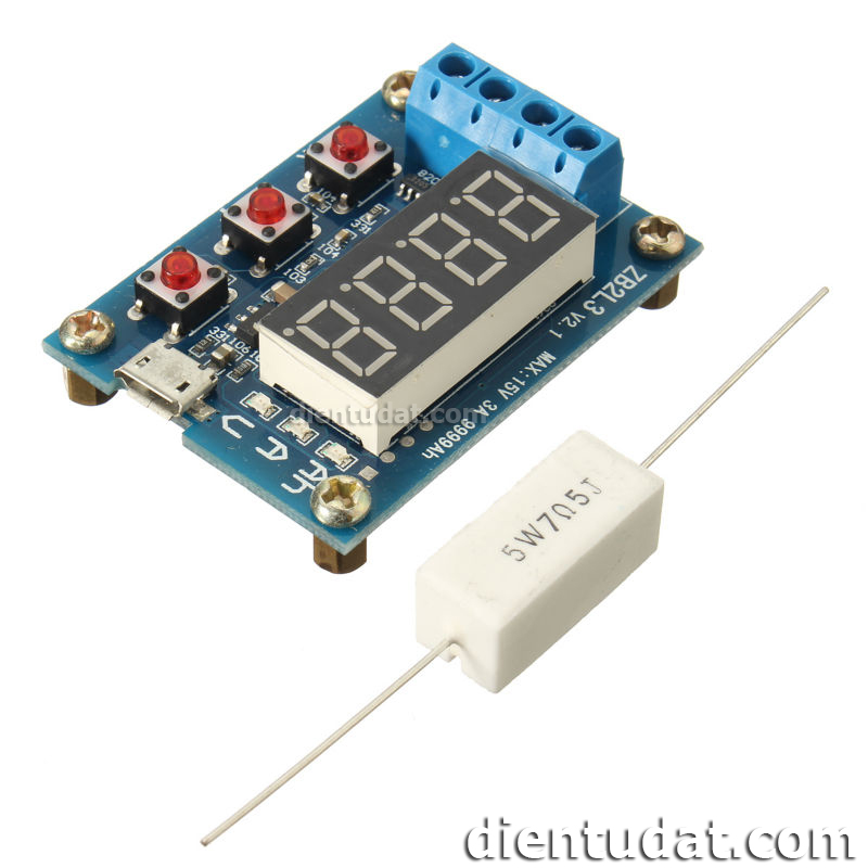 Mạch Test Pin Li-on 18650 1.5V-12V