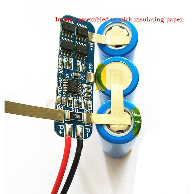 Mạch Sạc Bảo Vệ Nối Tiếp 3 Cell 18650 HX-3S-01