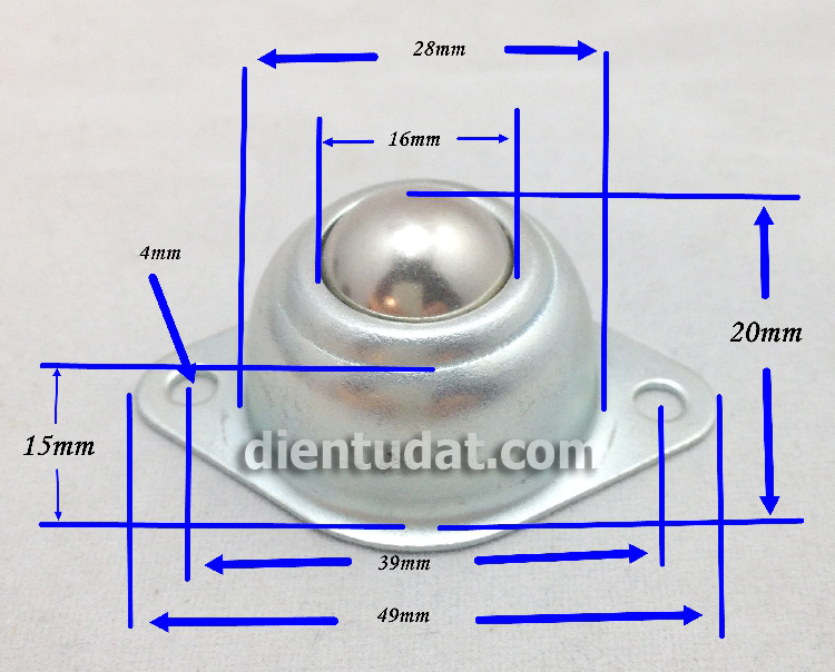 Bánh Xe Đa Hướng Mắt Trâu