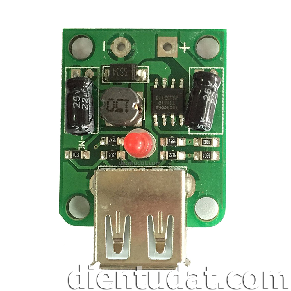 Mạch Ổn Áp Pin Mặt Trời 5V2A Cổng USB