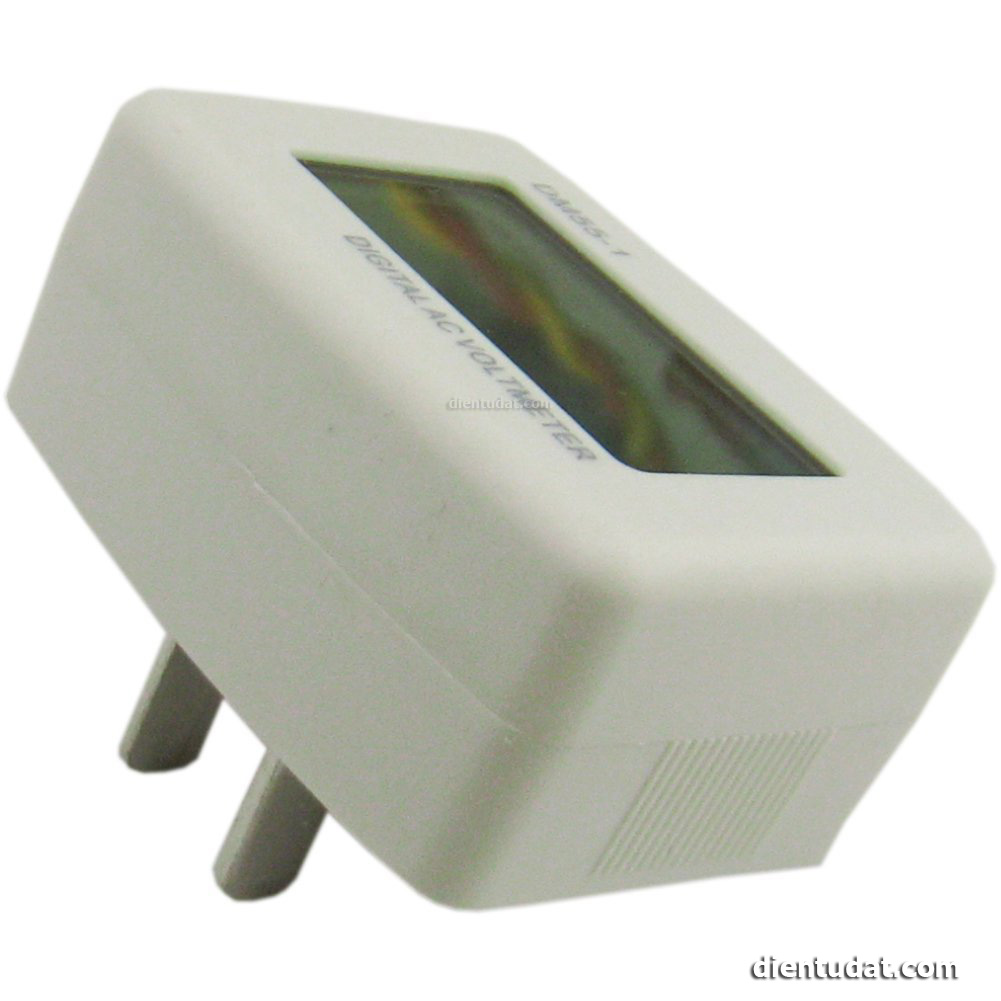 Đồng Hồ Đo AC 80 - 300V Phích Cắm DM55-1 - Chuôi Dẹp - Chuôi Tròn