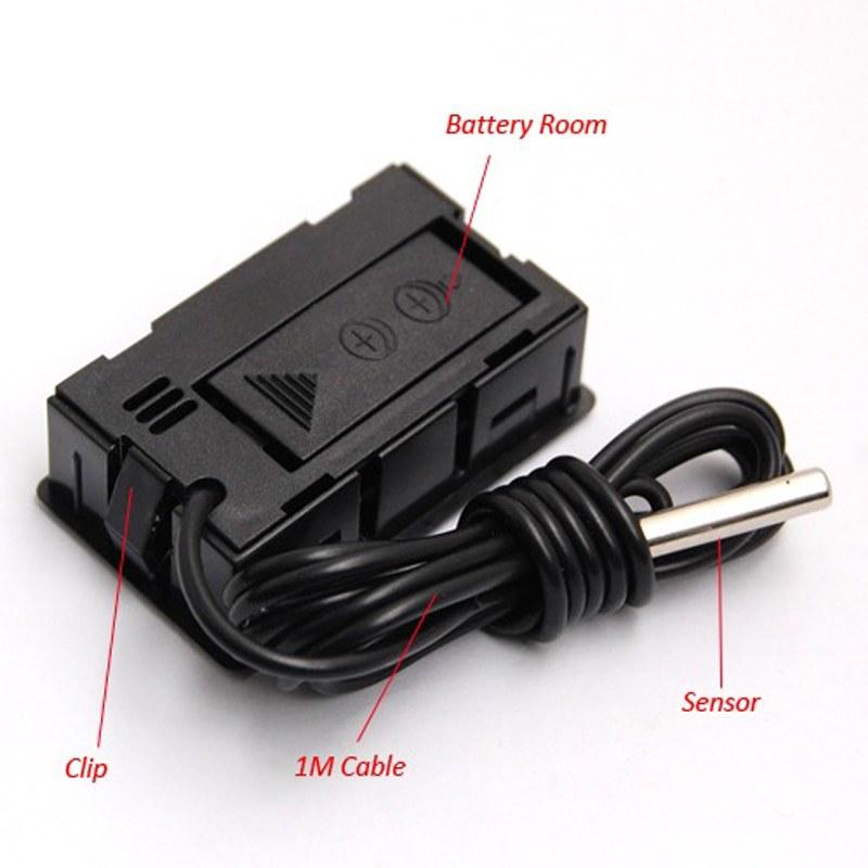 Đồng Hồ Đo Nhiệt Độ Hiển Thị LCD