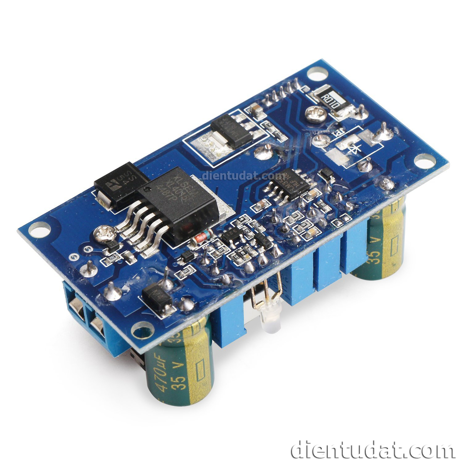 Mạch Hạ Áp 5A MPPT Solar Panel Hiển Thị Led