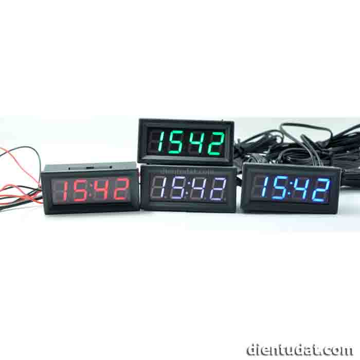 Đồng Hồ Thời Gian Thực + Nhiệt Độ Kép + Đo Áp DS3231 - Trắng Đỏ Xanh Lá