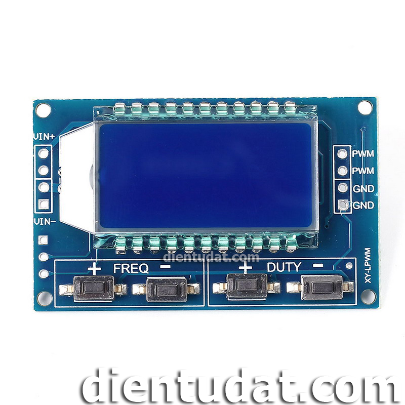 Mạch Điều Chỉnh Tần Số Xung Vuông XY-LPWM Hiển Thị LCD