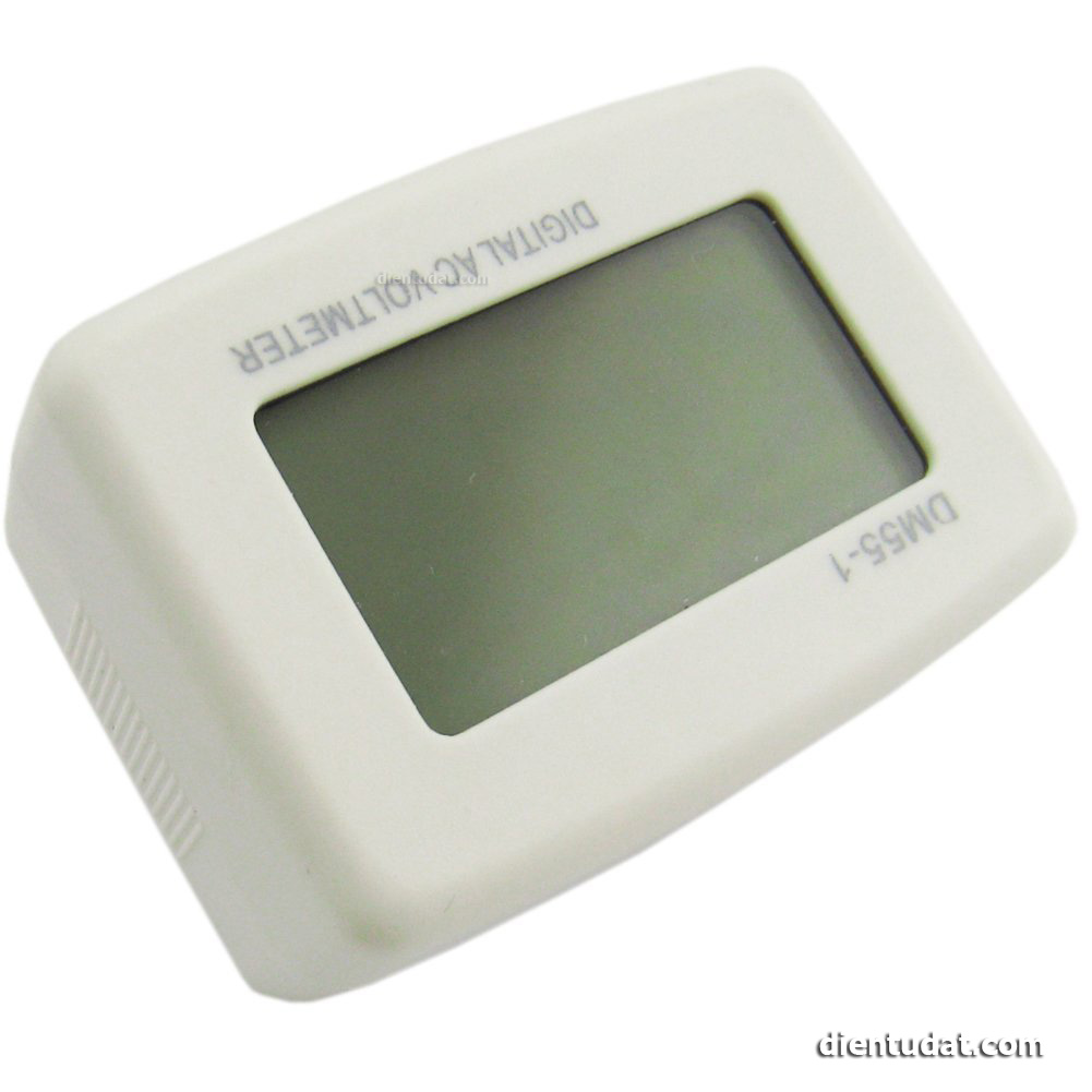 Đồng Hồ Đo AC 80 - 300V Phích Cắm DM55-1 - Chuôi Dẹp - Chuôi Tròn