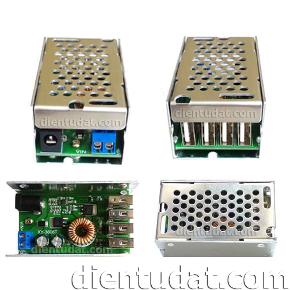 Mạch Hạ Áp 4 Cổng USB