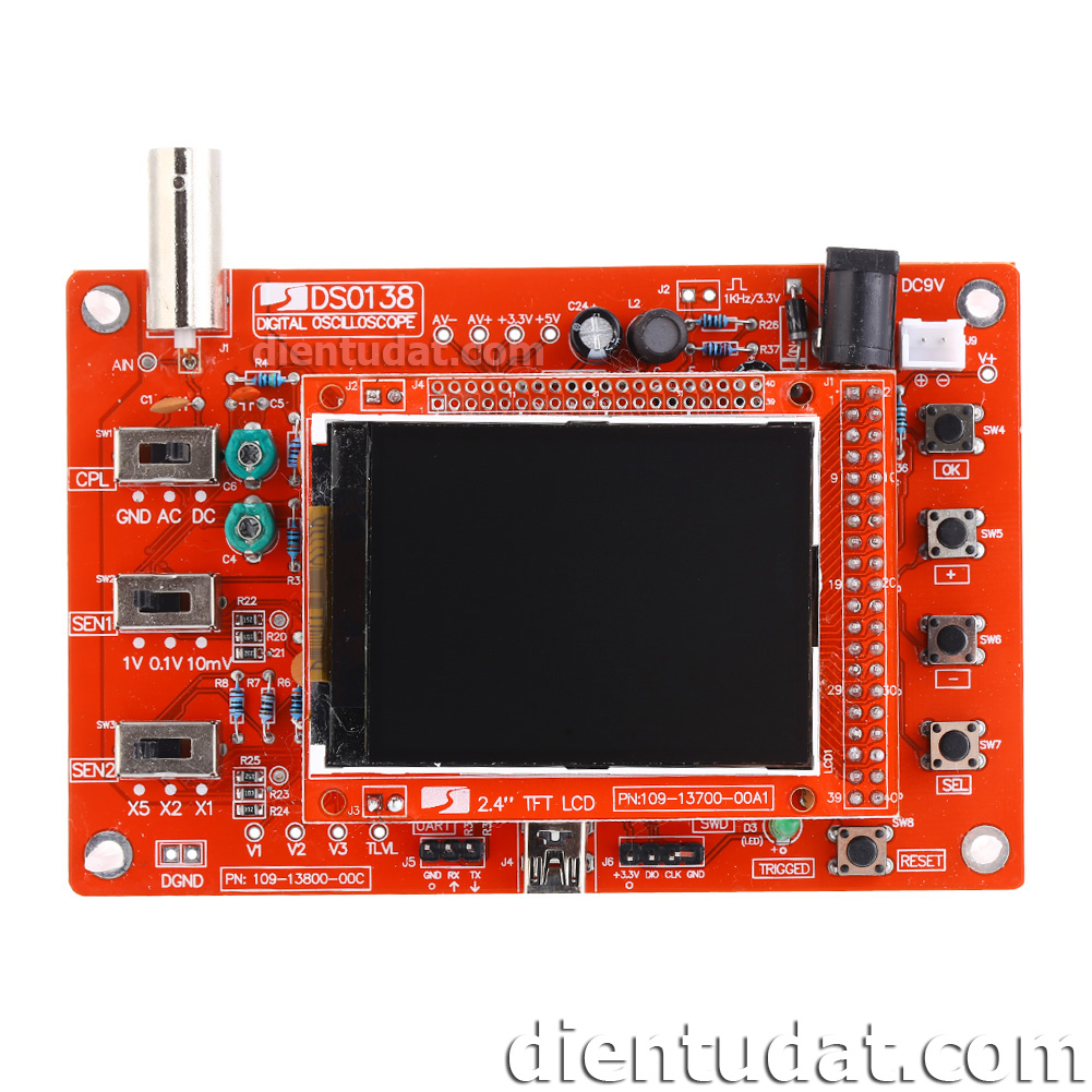 Mạch Test Oscilloscope DSO138 - Kèm Hộp Mica