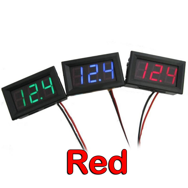 Đồng Hồ Đo DC 5.0-120V - Đỏ