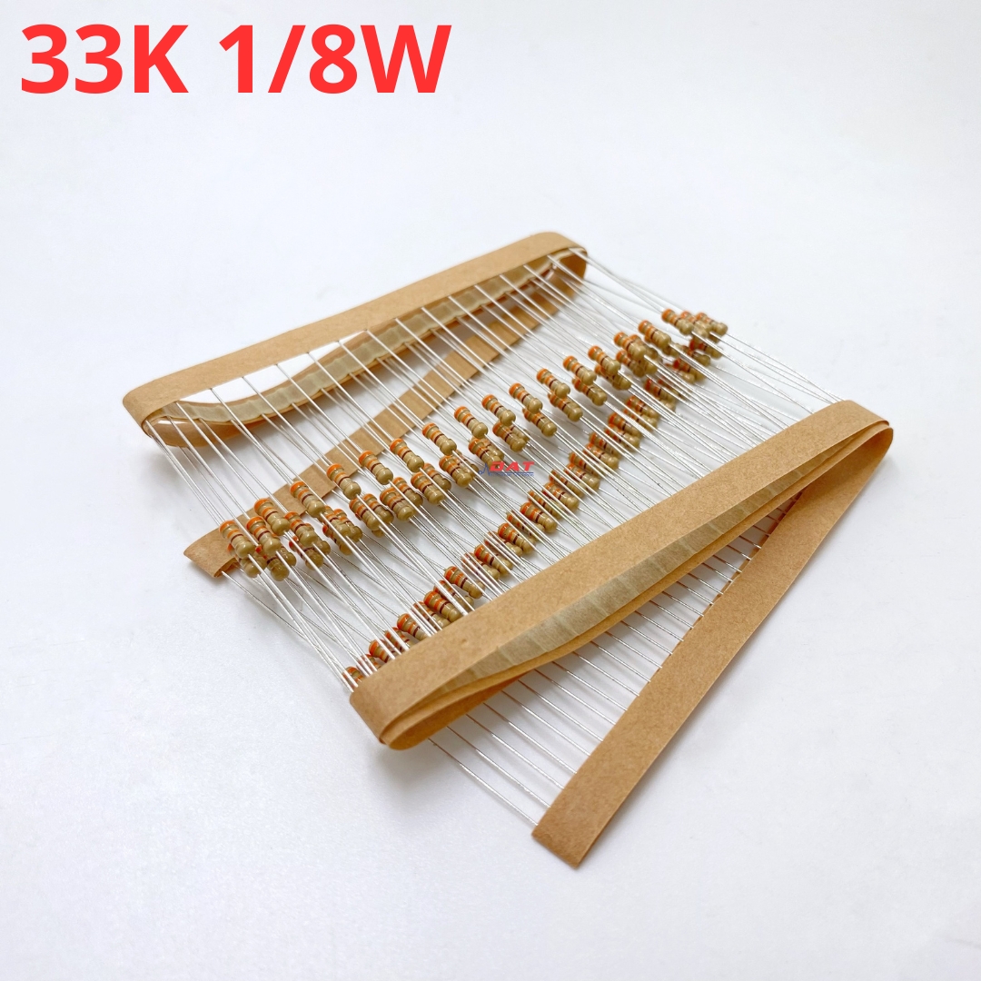 Điện Trở 1/8W 33K - 4 Vòng Màu