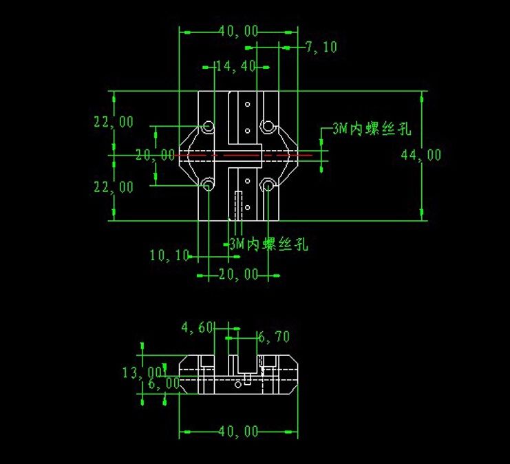 Kẹp Nối Đai Truyền Động M3 - Máy In 3D Delta