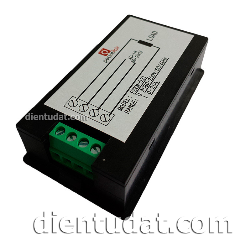 Đồng Hồ Đo Áp, Dòng, Công Suất, Năng Lượng AC Đa Năng 20A - 4500W PZEM-061
