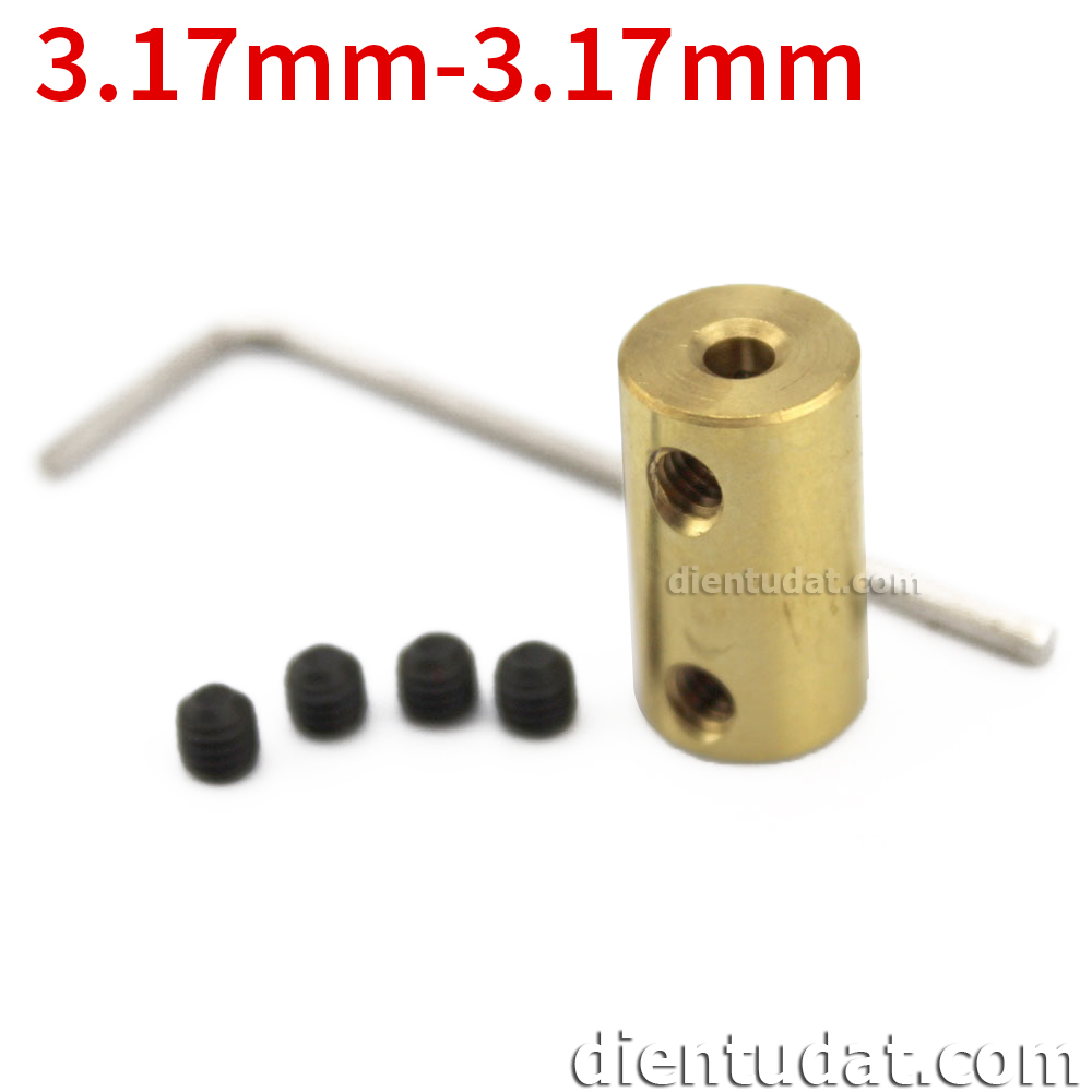 Khớp Nối Đồng Trục 3.17mm-3.17mm
