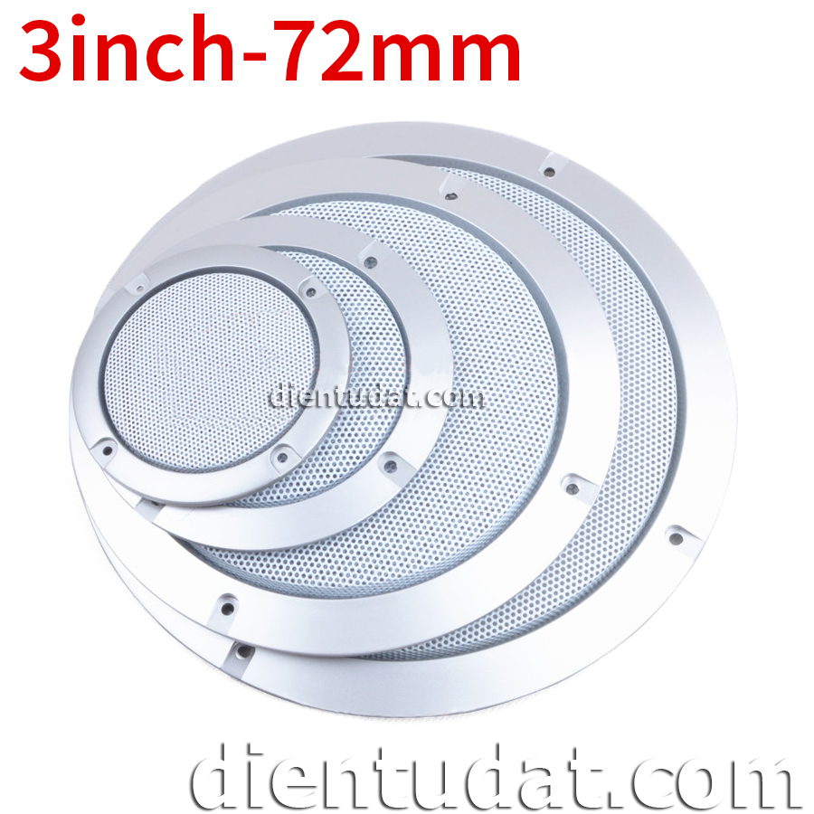 Khung Lưới Thép Bảo Vệ Loa 72mm - 3 inch