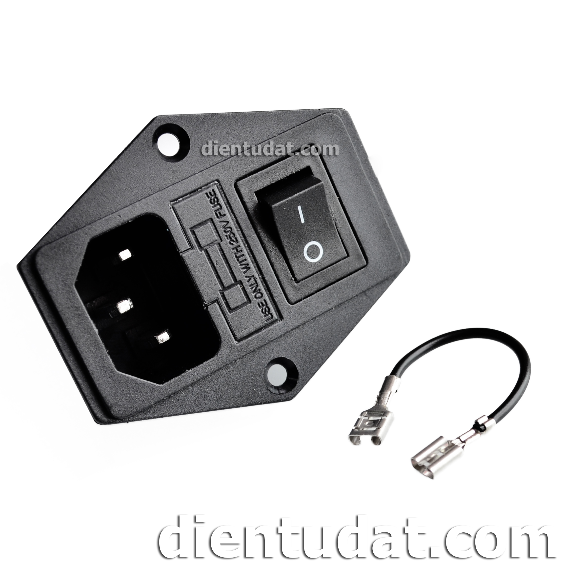 Socket Nguồn Có Cầu Chì - Công Tắc