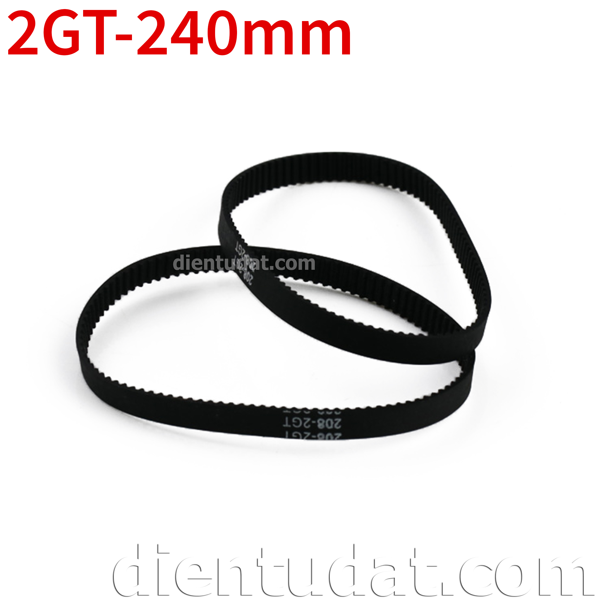 Dây Curoa GT2 6mm - 240mm