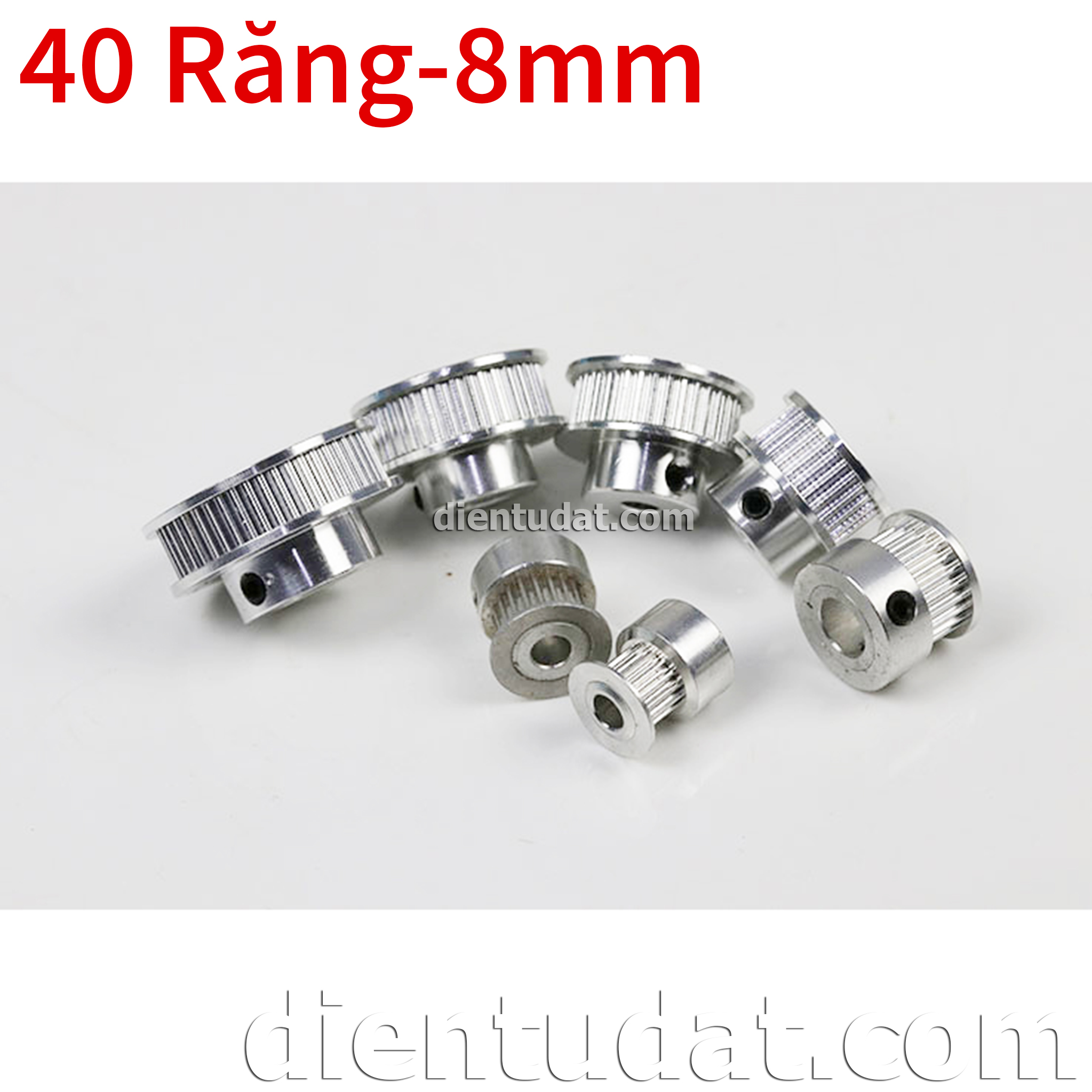 Bánh Răng Motor Pulley GT2 - 40 Răng 8mm