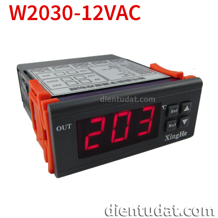 Bộ Kiểm Soát Nhiệt Độ -30 ~ 999 Độ W2030 - 12VDC