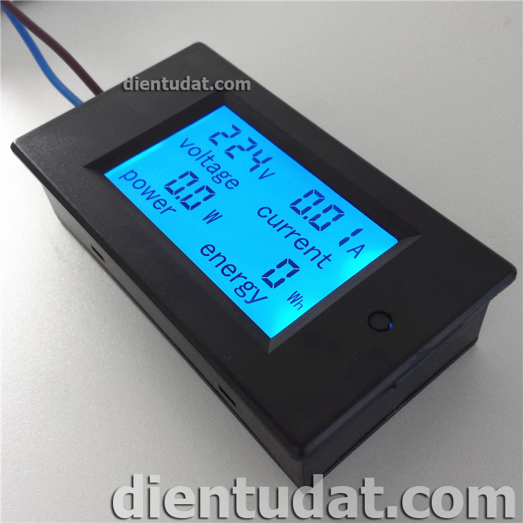 Bộ Đồng Hồ Đo Điện AC Đa Năng 100A PZEM-061 - Đóng Mở CT