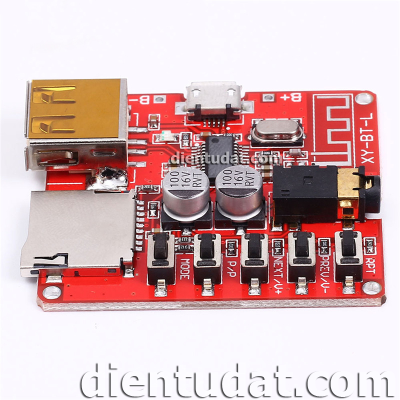 Mạch Giải Mã Âm Thanh Bluetooth 4.1 USB TF