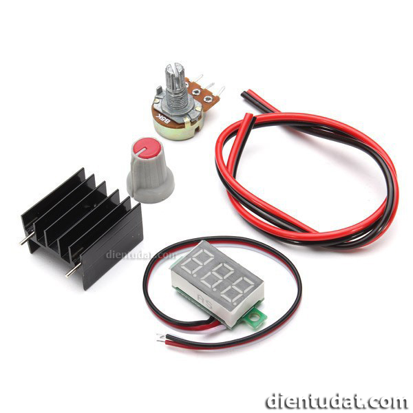 Trọn Bộ Nguồn Mini LM317 Kèm Vỏ Hộp - Tự Ráp