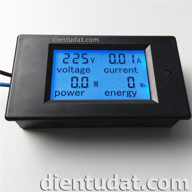 Bộ Đồng Hồ Đo Điện AC Đa Năng 100A PZEM-061 - Đóng Mở CT