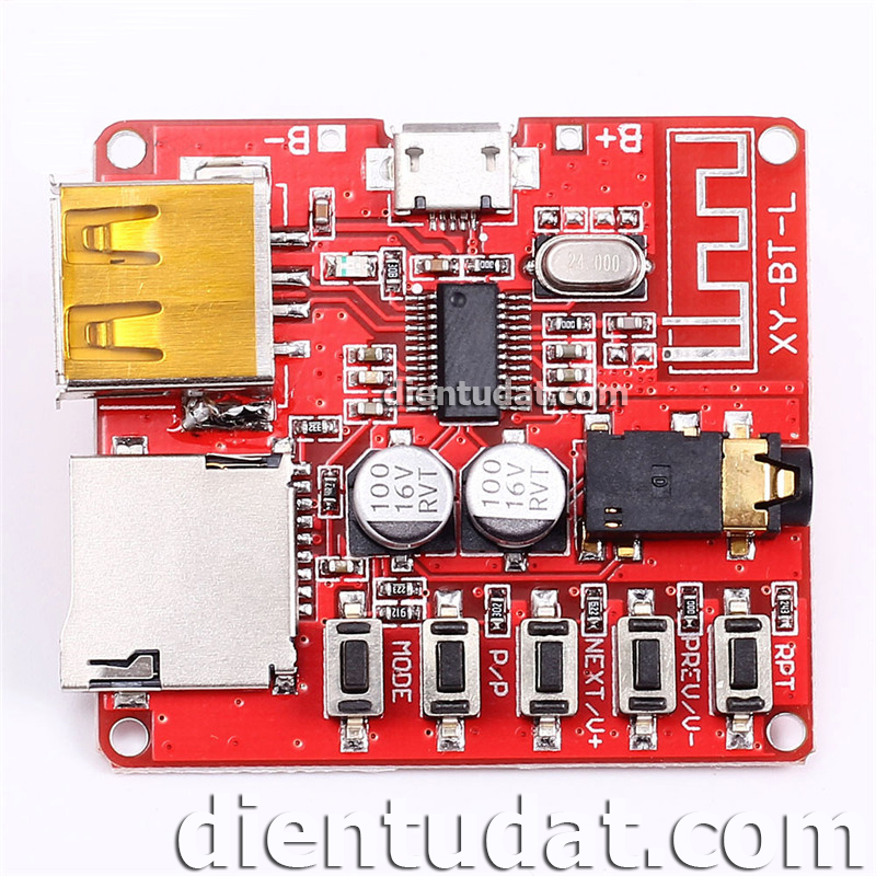 Mạch Giải Mã Âm Thanh Bluetooth 4.1 USB TF