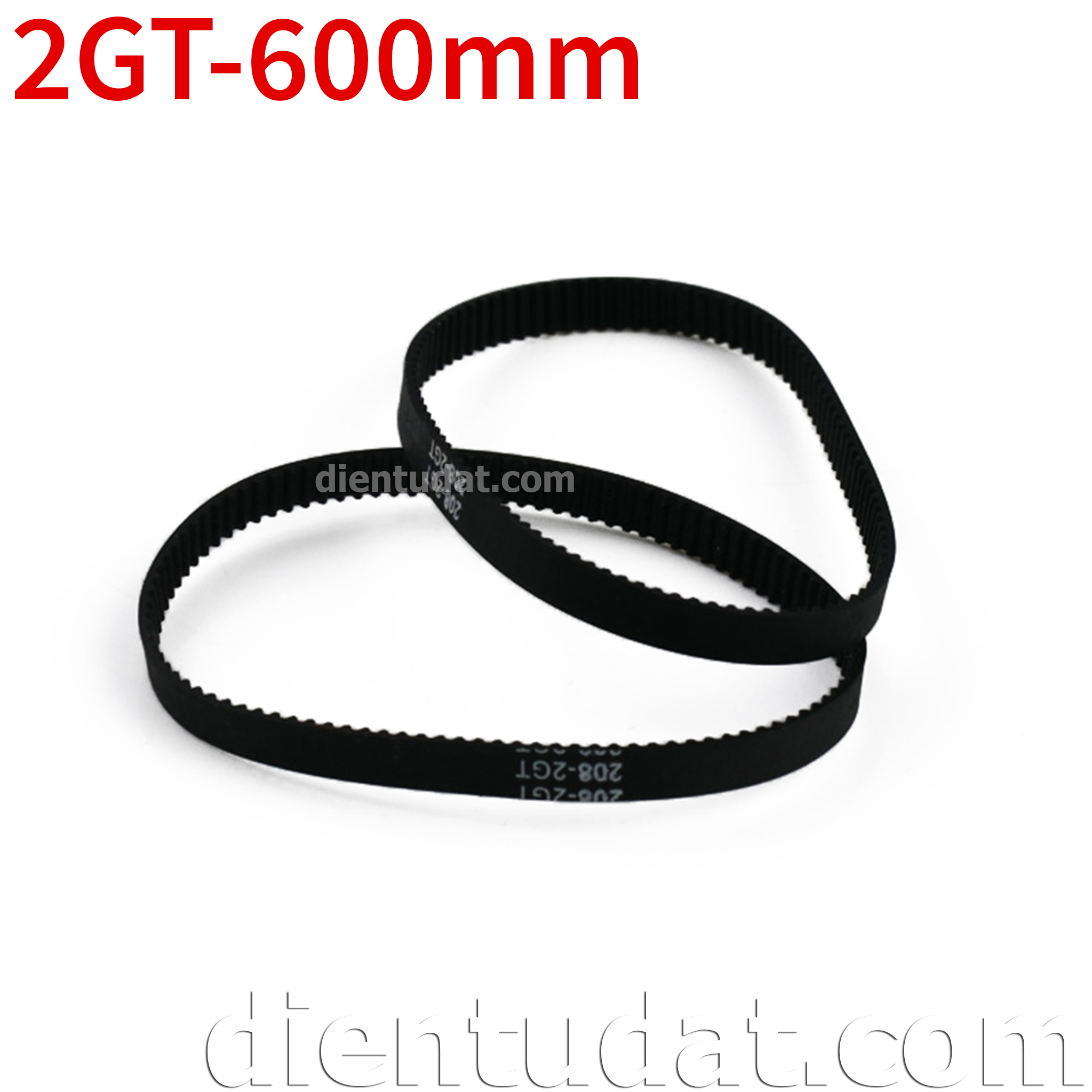 Dây Curoa GT2 6mm - 600mm
