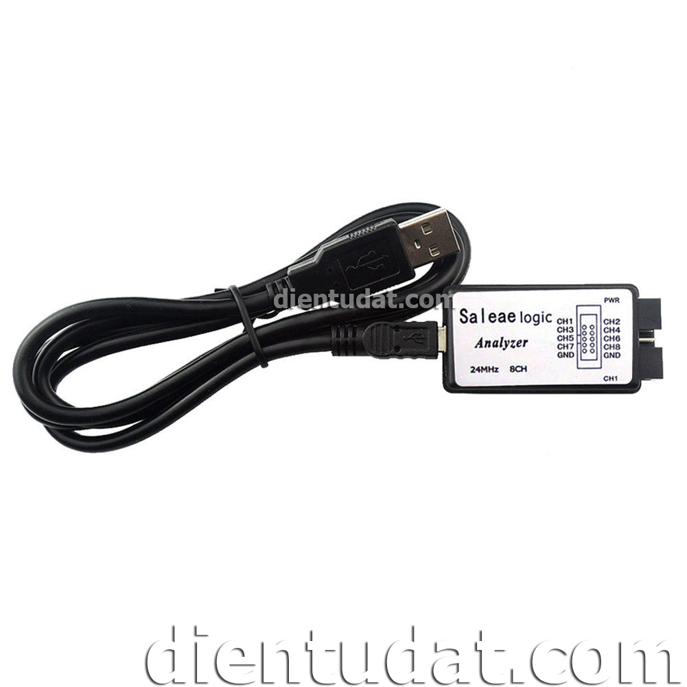 Mạch USB Saleae 8CH 24Mhz Logic Analyzer