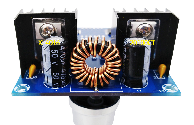 Mạch Hạ Áp XL4016 Hiển Thị Dòng Và Áp - M403