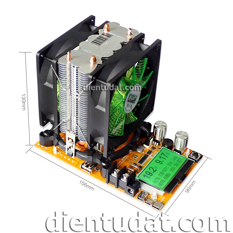 Mạch Tải Giả Test Nguồn - Pin Đa Năng Hiển Thị LCD 180W