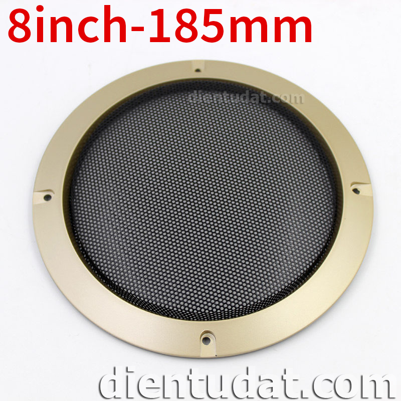 Khung Lưới Bảo Vệ Loa Vàng 185mm - 8inch