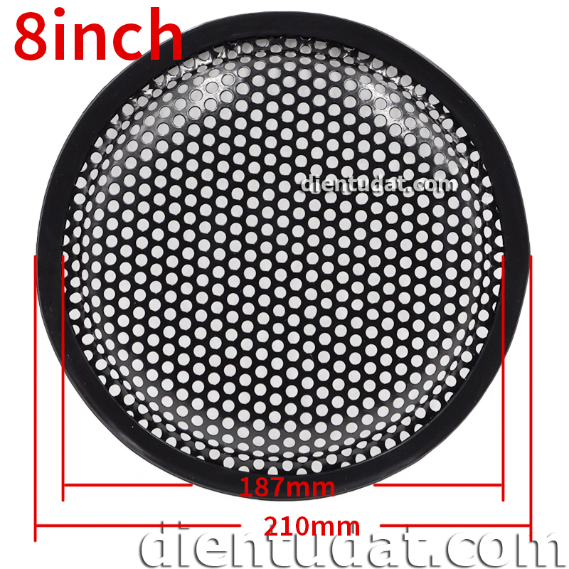 Khung Lưới Sắt Bảo Vệ Loa 8inch - 210mm