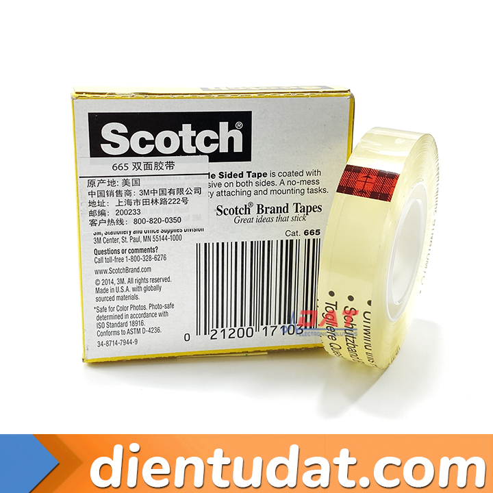 Băng keo 2 mặt 3M - Scotch