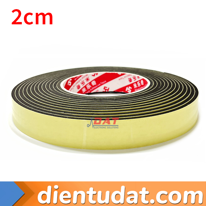 Băng Keo Xốp EVA 1 Mặt 3mm - Cuộn 5 mét