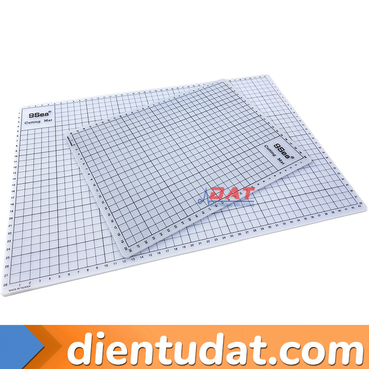 Bảng Lót Cắt 9SEA Cutting Mat Size A4 30x22cm Màu Xám