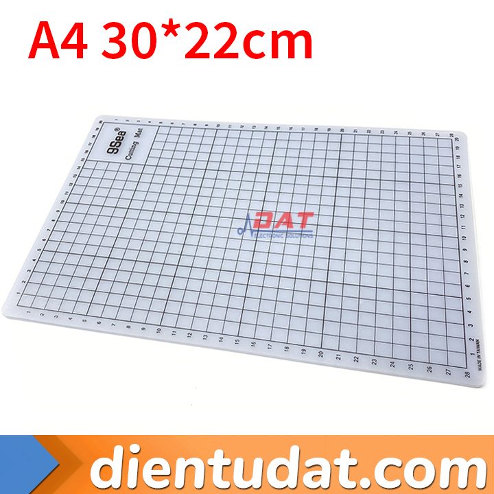 Bảng Lót Cắt 9SEA Cutting Mat Size A4 30x22cm Màu Xám