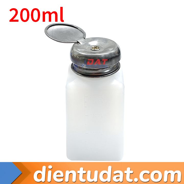 Bình Đựng Cồn - Dung Môi Chống Tĩnh Điện 200ml