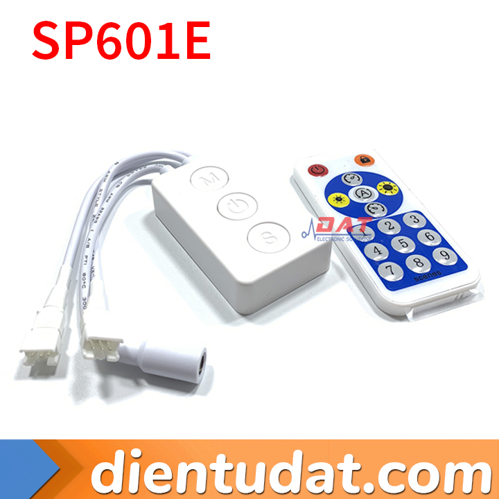 Bộ Điều Khiển LED RGB Chạy Hiệu Ứng - Nháy Theo Nhạc 2 Cổng SP601E Dùng ...