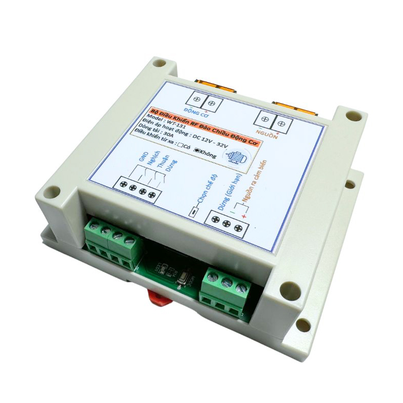 Bộ Điều Khiển RF Đảo Chiều Động Cơ DC 12V - 32V 30A WT-131