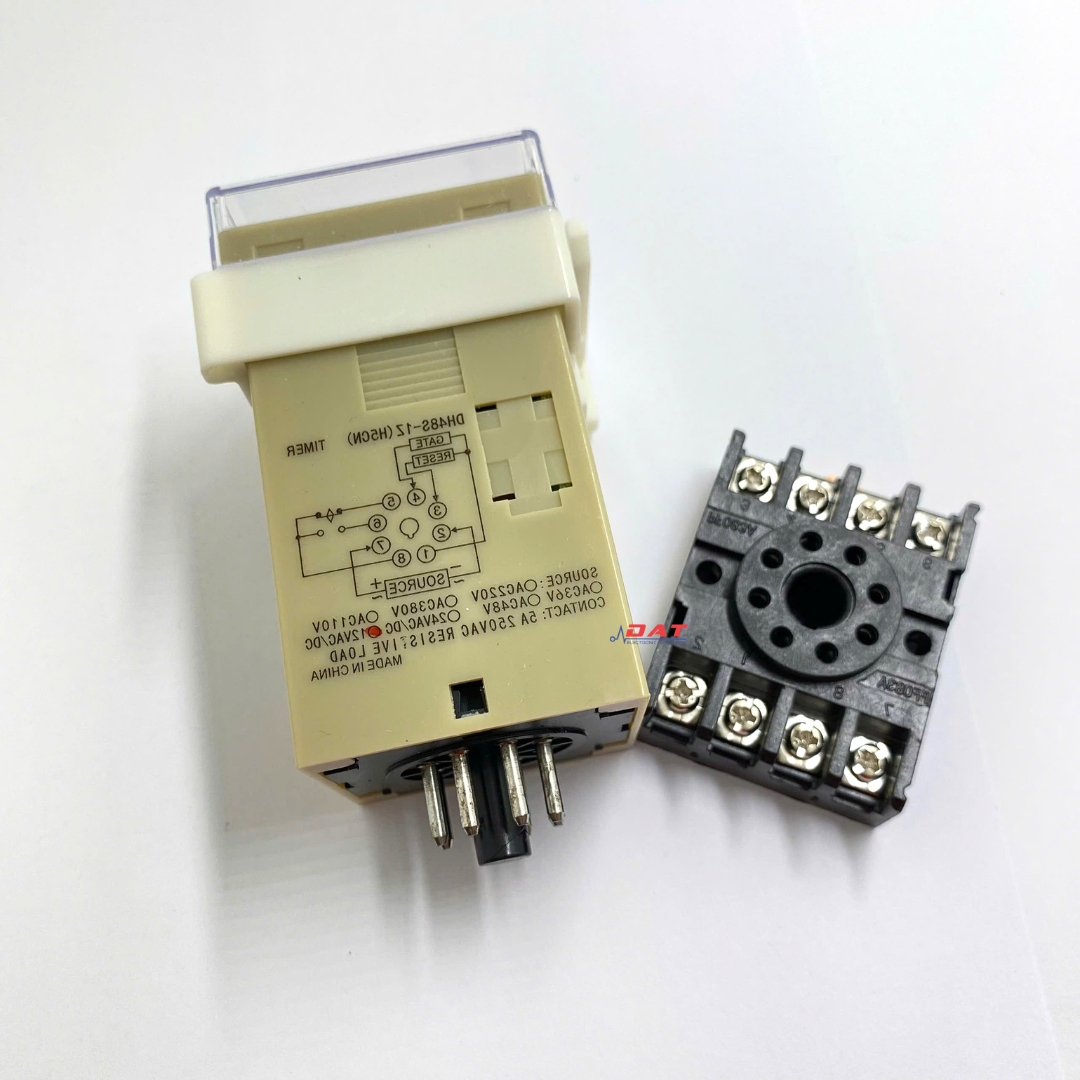 Bộ Timer Trễ Đóng 1 Công Tắc DH48S-1Z 12V
