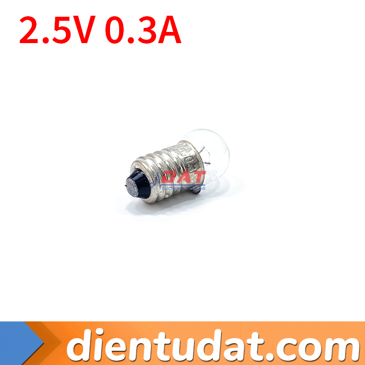 Bóng Đèn Sợi Đốt Mini 2.5V 0.3A